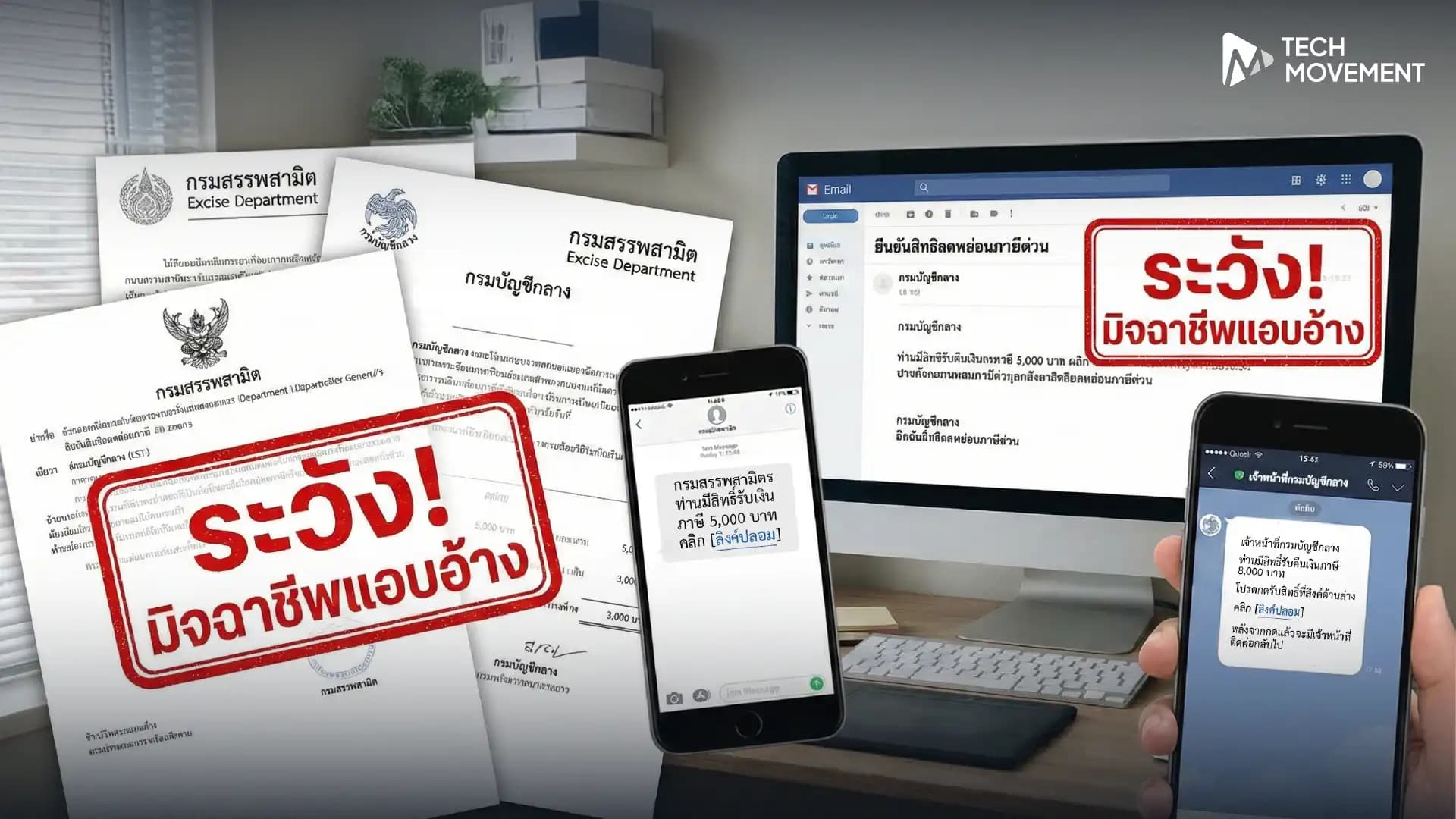 ระวัง_มิจฉาชีพแอบอ้าง_ลดหย่อนภาษี_คืนเงินภาษี_หลอกดูดข้อมูลประชาชน