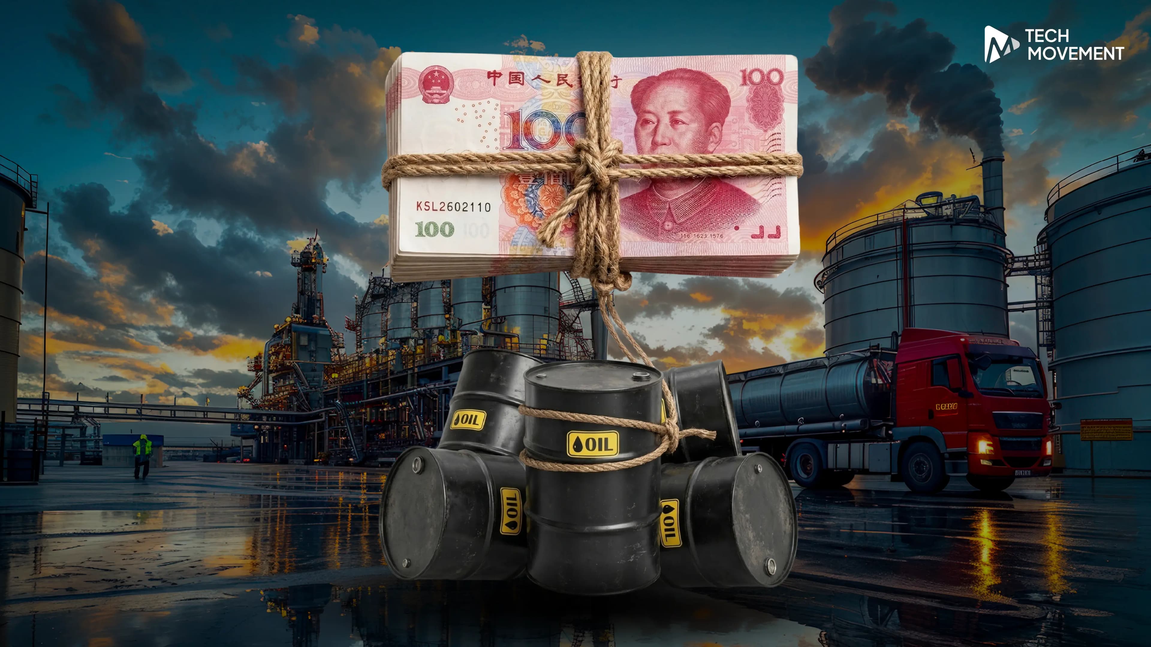 ปิโตรดอลลาร์กำลังสั่นคลอน_เมื่อเงินหยวนกลายเป็นตัวแปรใหม่ในตลาดน้ำมันโลก